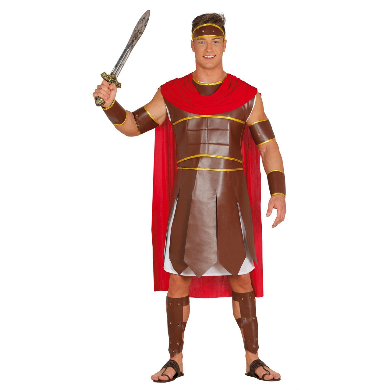 Op deze afbeelding zie je een Kostuums, van het merk Guirca. Romeinse Soldaat Gallie Man Kostuum