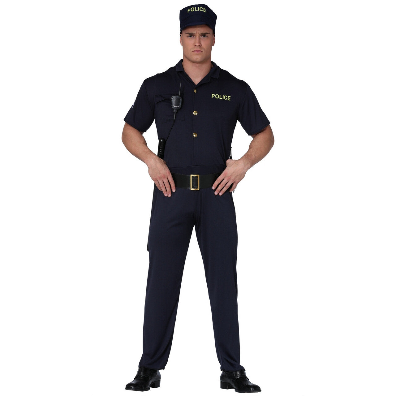 Op deze afbeelding zie je een Kostuums, van het merk Guirca. Handhaver Van De Wet Politie Man Kostuum