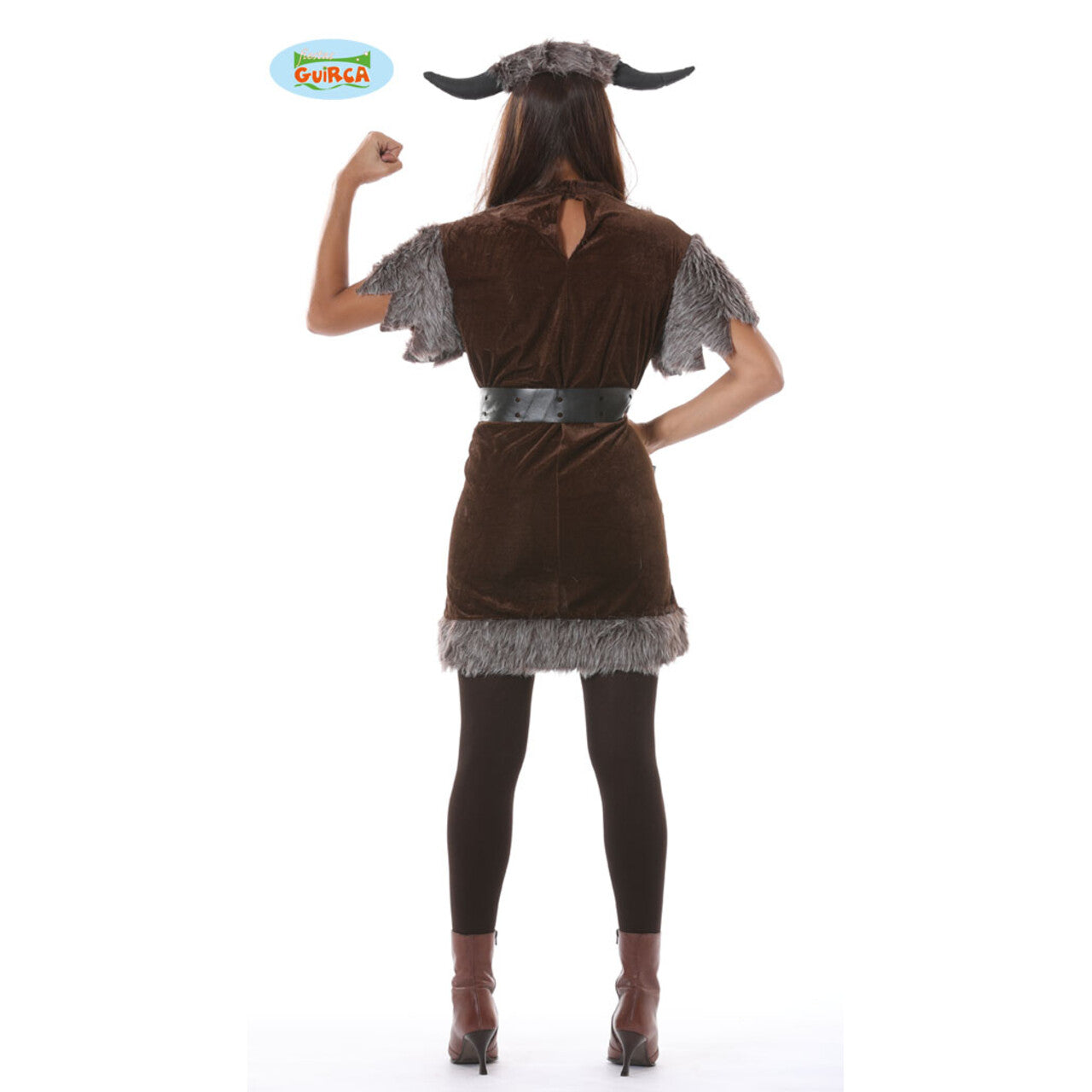 Op deze afbeelding zie je een Kostuums, van het merk Guirca. Ontembare Viking Vrouw Kostuum