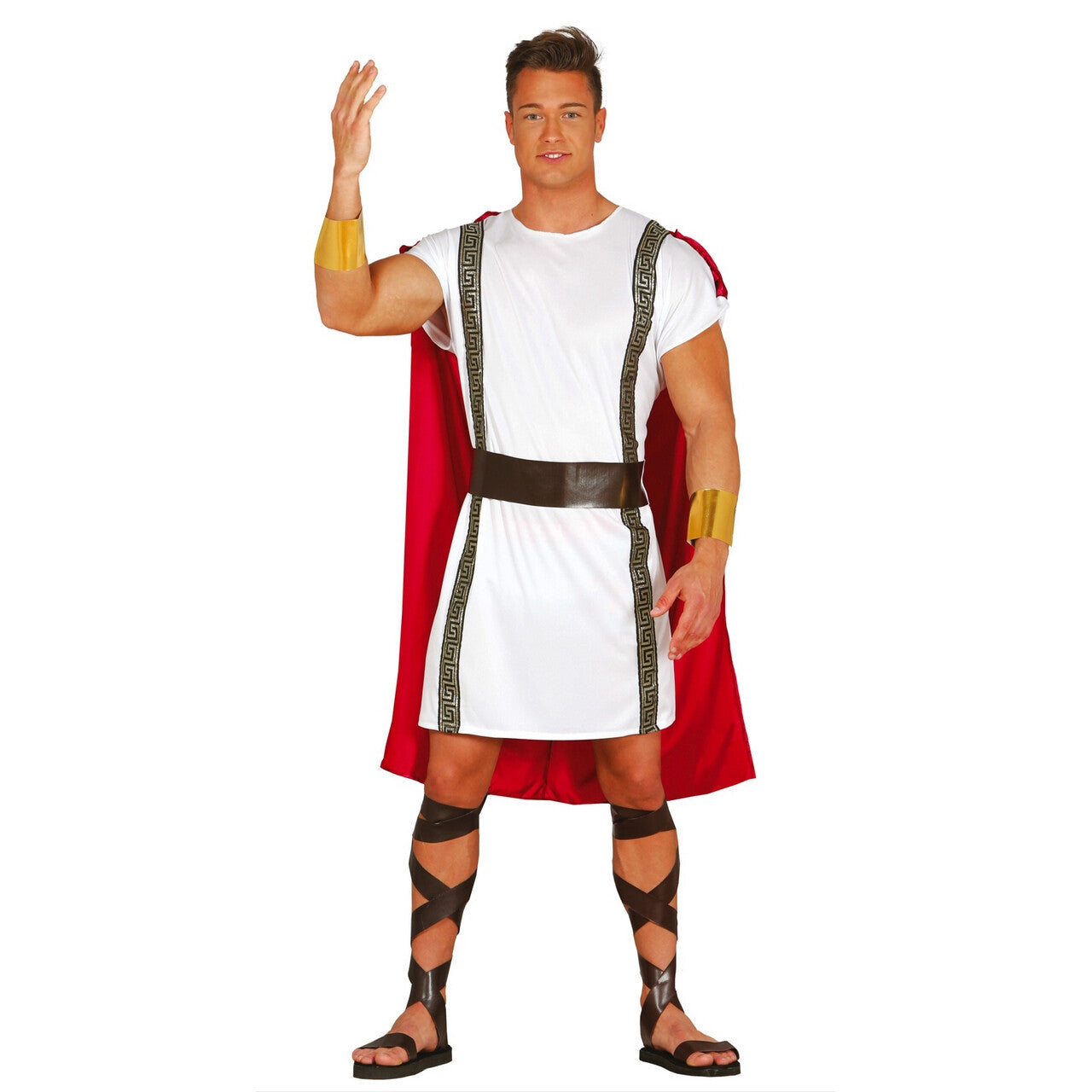 Op deze afbeelding zie je een Kostuums, van het merk Guirca. Romeinse Keizer Caligula Man Kostuum