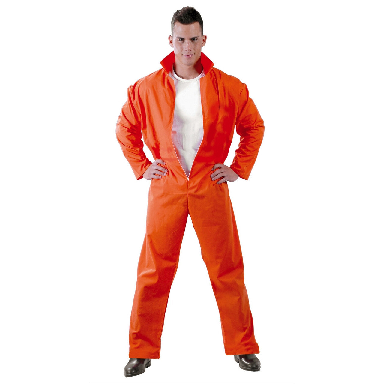 Op deze afbeelding zie je een Kostuums, van het merk Guirca. Amerikaanse Gevangene Guantanamo Man Kostuum