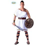 Op deze afbeelding zie je een Kostuums, van het merk Guirca. Soldaat Leonidas De Spartaan Man Kostuum