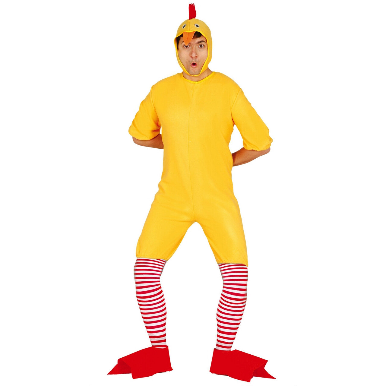 Op deze afbeelding zie je een Kostuums, van het merk Guirca. Barneveldse Kip Man Kostuum