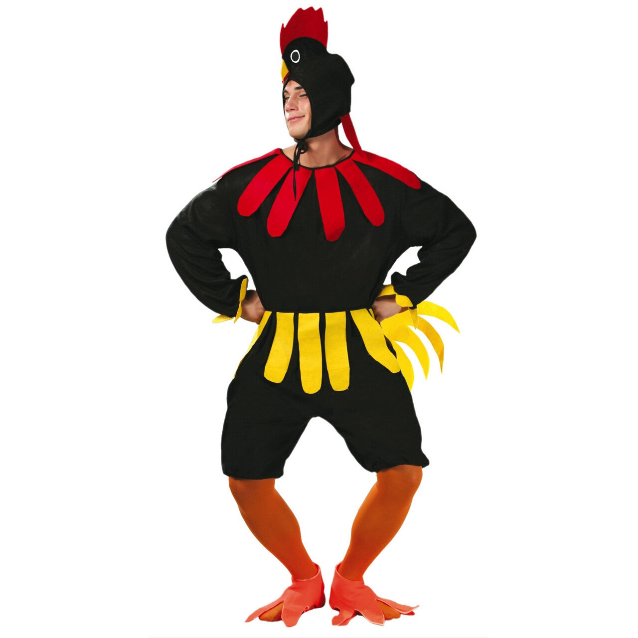 Op deze afbeelding zie je een Kostuums, van het merk Guirca. Haantje De Voorste Man Kostuum