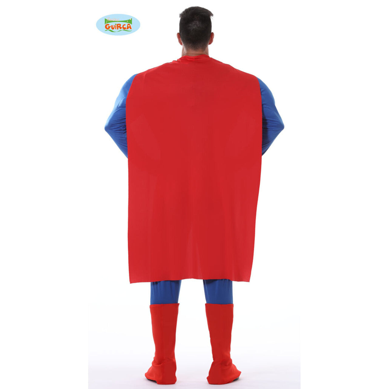 Op deze afbeelding zie je een Kostuums, van het merk Guirca. Ultimate Power Blauwe Superheld Man Kostuum