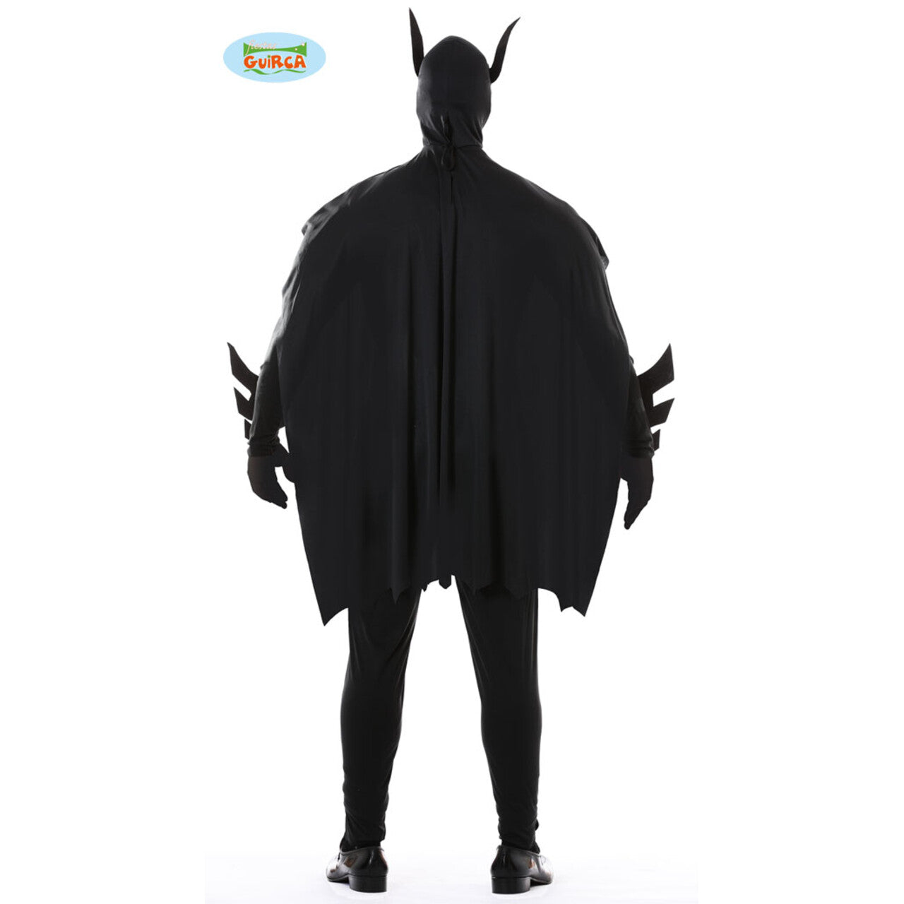 Op deze afbeelding zie je een Kostuums, van het merk Guirca. Zwart Batman Gotham Kostuum