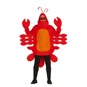 Op deze afbeelding zie je een Kostuums, van het merk Guirca. Vuurrode Kreeft Kostuum