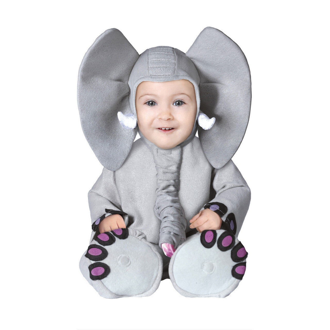 Op deze afbeelding zie je een Kostuums, van het merk Guirca. Snoezige Olifant Baby Kind Kostuum
