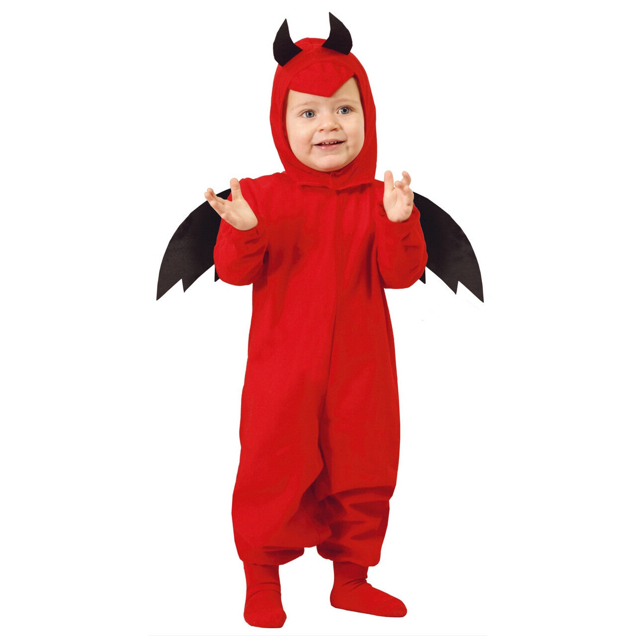 Op deze afbeelding zie je een Kostuums, van het merk Guirca. Lief Rood Duiveltje Baby Kind Kostuum