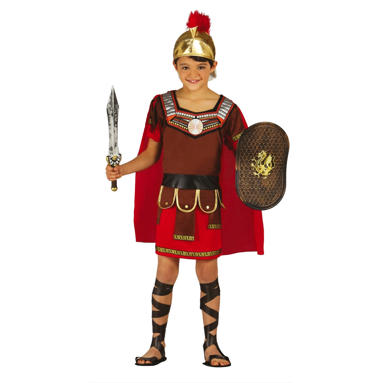 Op deze afbeelding zie je een Kostuums, van het merk Guirca. Centurion Uit Het Romeinse Rijk Jongen Kostuum