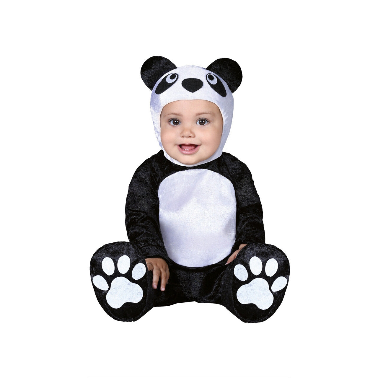Op deze afbeelding zie je een Kostuums, van het merk Guirca. Panda Baby Kind Kostuum