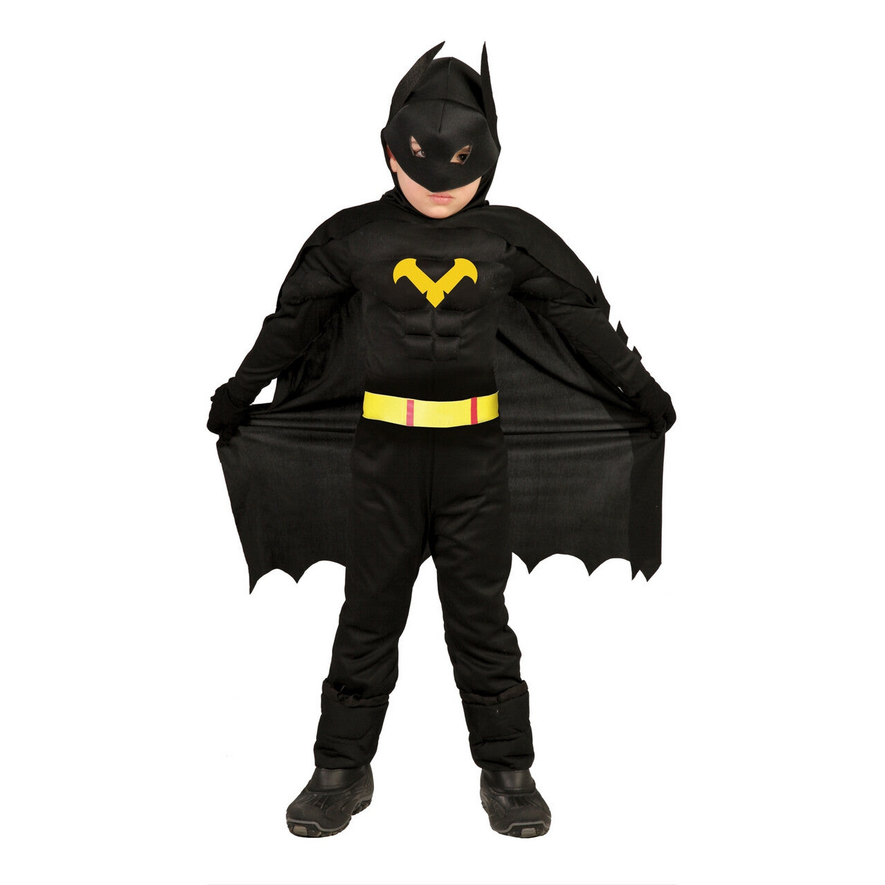 Op deze afbeelding zie je een Kostuums, van het merk Guirca. Bad Batman Jongen Kostuum