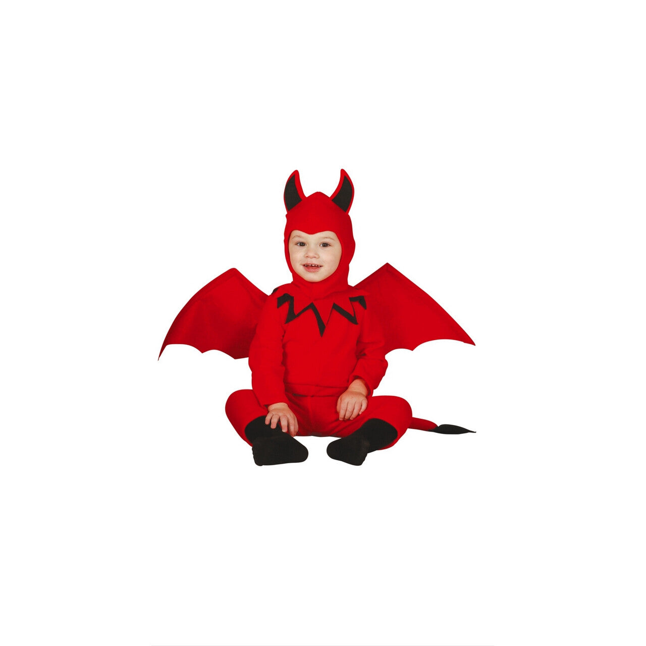 Op deze afbeelding zie je een Kostuums, van het merk Guirca. Snoezig Duiveltje Baby Kind Kostuum