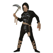 Op deze afbeelding zie je een Kostuums, van het merk Guirca. Zwart Als De Nacht Ninja Jongen Kostuum