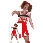 Op deze afbeelding zie je een Kostuums, van het merk Guirca. Zet Hem Op Zombies Cheerleader Vrouw Kostuum