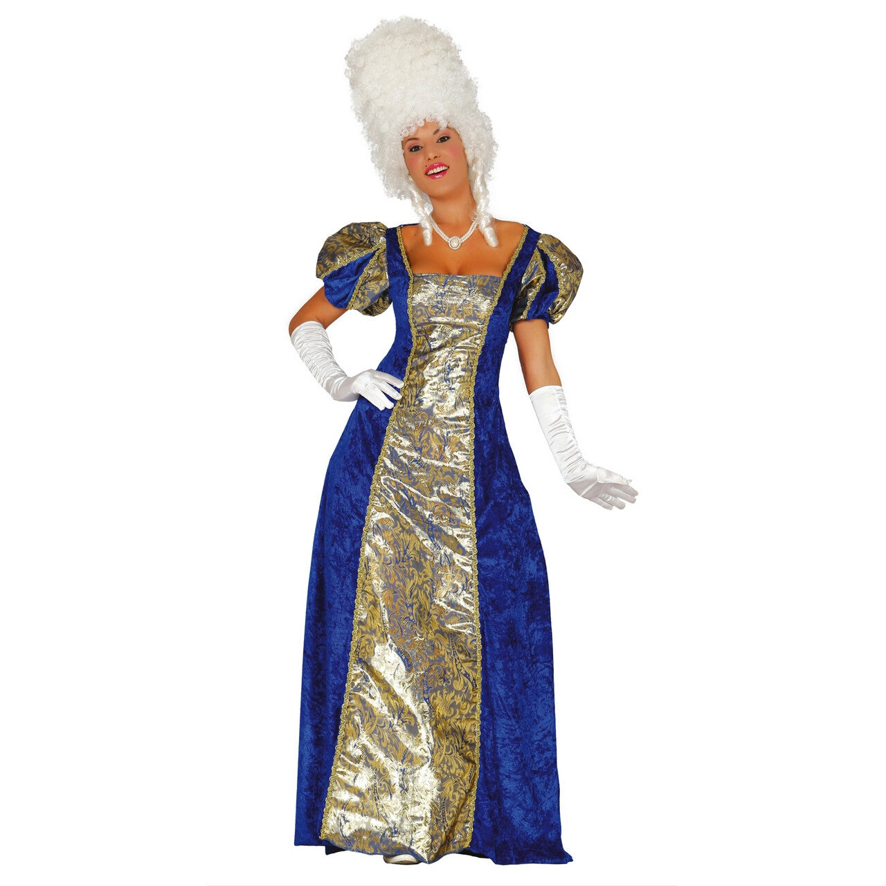 Op deze afbeelding zie je een Kostuums, van het merk Guirca. Chique Markiezin Renaissance Vrouw Kostuum