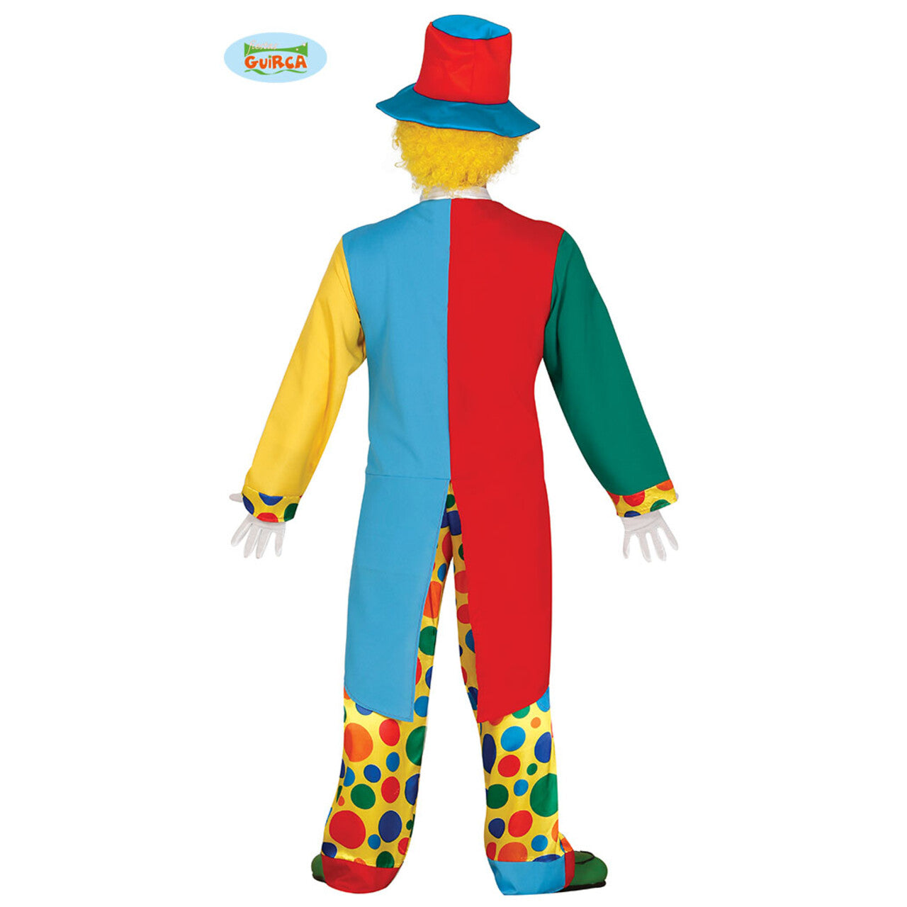 Op deze afbeelding zie je een Kostuums, van het merk Guirca. Popov De Clown Man Kostuum