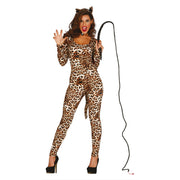 Op deze afbeelding zie je een Kostuums, van het merk Guirca. Bruin Bijtgraag Luipaard Jumpsuit Vrouw Kostuum