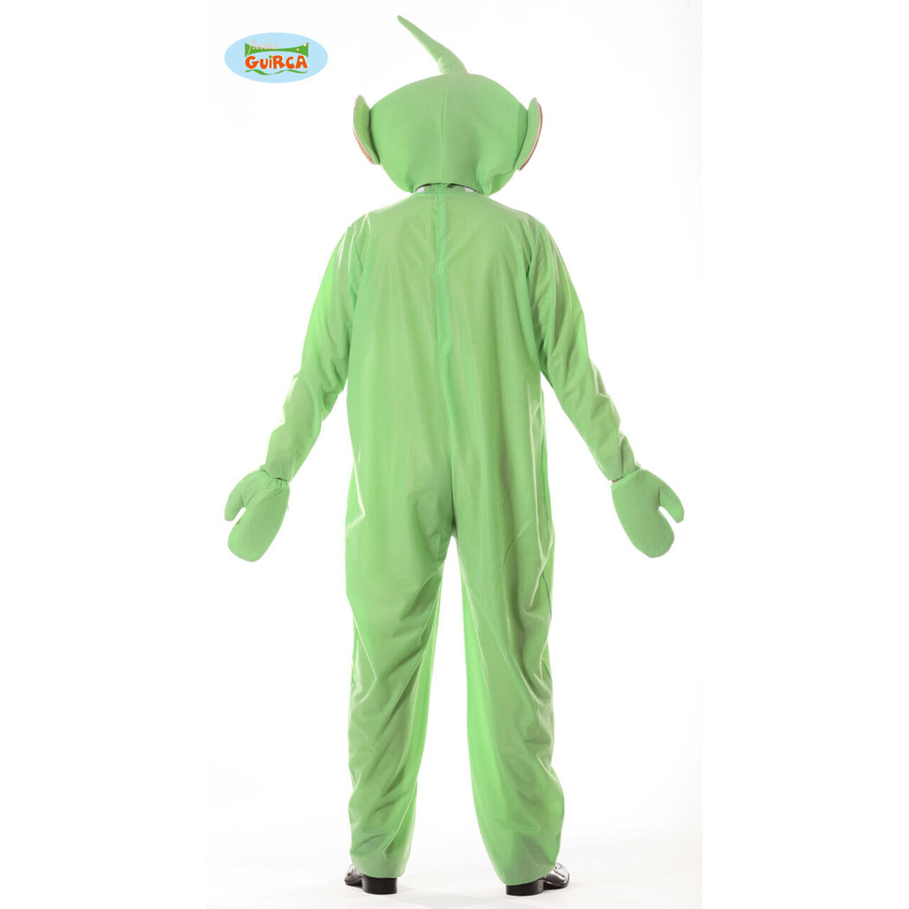 Op deze afbeelding zie je een Kostuums, van het merk Guirca. Geinige Groene Alien Man Kostuum