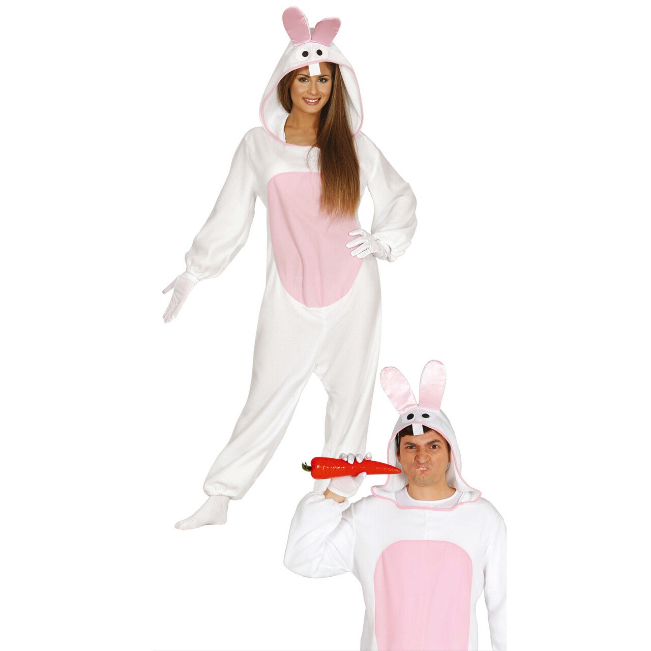 Op deze afbeelding zie je een Kostuums, van het merk Guirca. Bugs Bunny Konijn Vrouw Kostuum