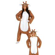 Op deze afbeelding zie je een Kostuums, van het merk Guirca. Giraffe Afrika Jumpsuit Vrouw Kostuum