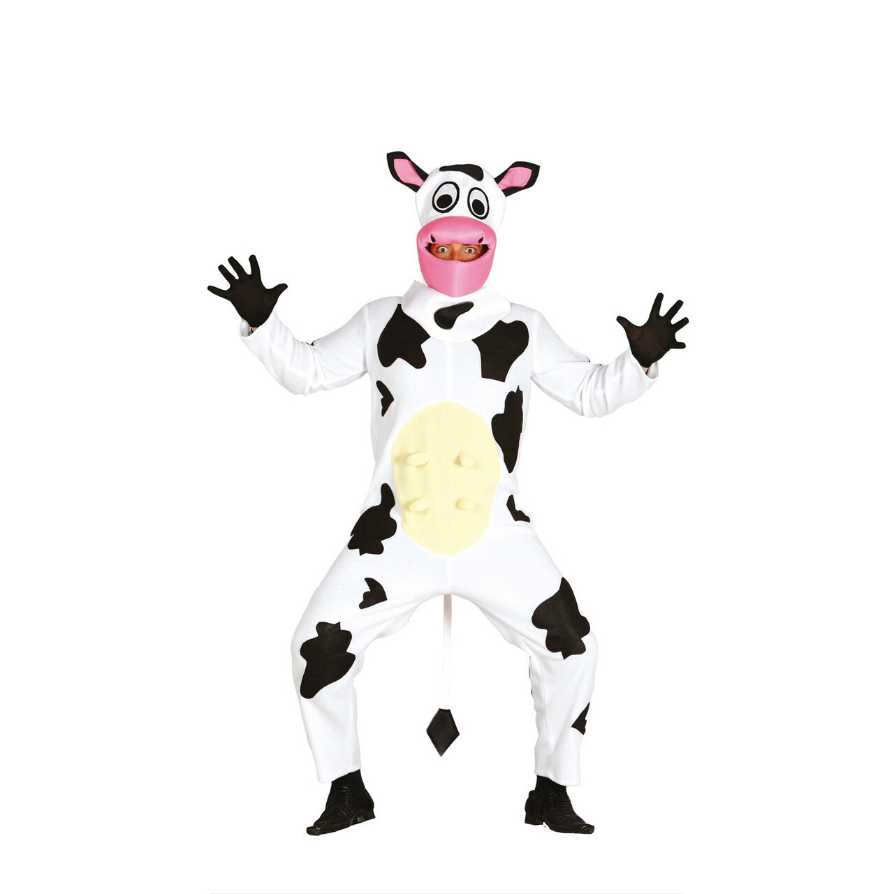 Op deze afbeelding zie je een Kostuums, van het merk Guirca. Koe Bertha Drie Kostuum