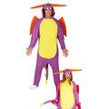 Dartele Draak Jumpsuit Met Vleugels Vrouw Kostuum