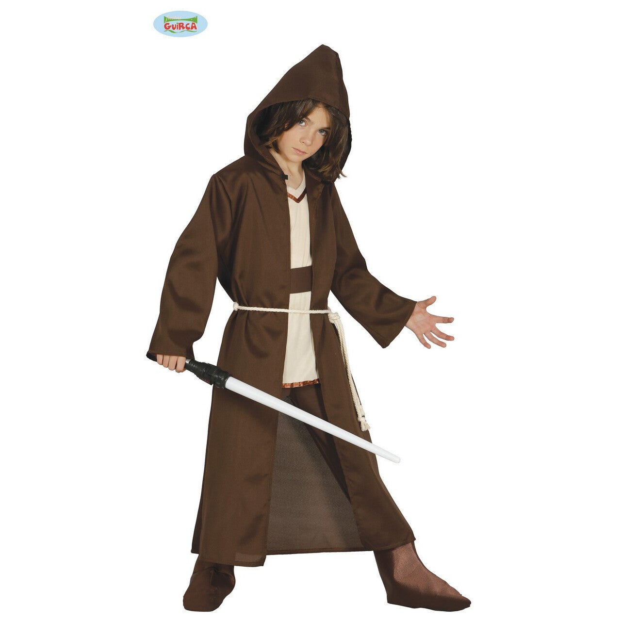 Op deze afbeelding zie je een Kostuums, van het merk Guirca. Bruin Star Wars Jedi Jongen Kostuum