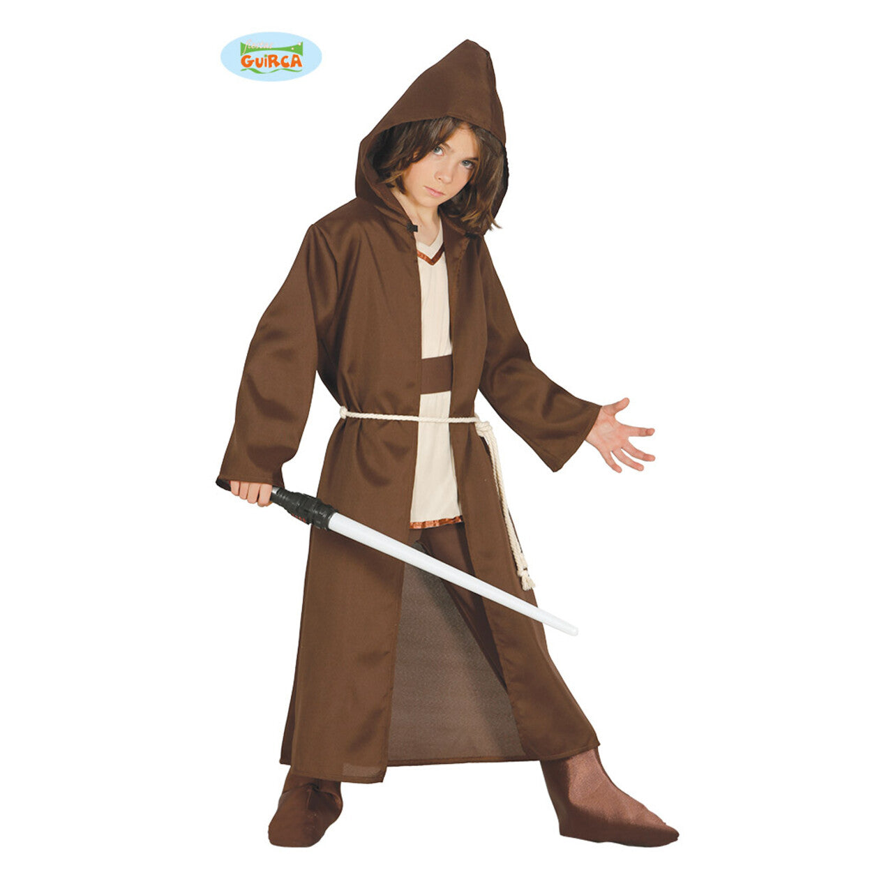 Op deze afbeelding zie je een Kostuums, van het merk Guirca. Bruin Star Wars Jedi Jongen Kostuum