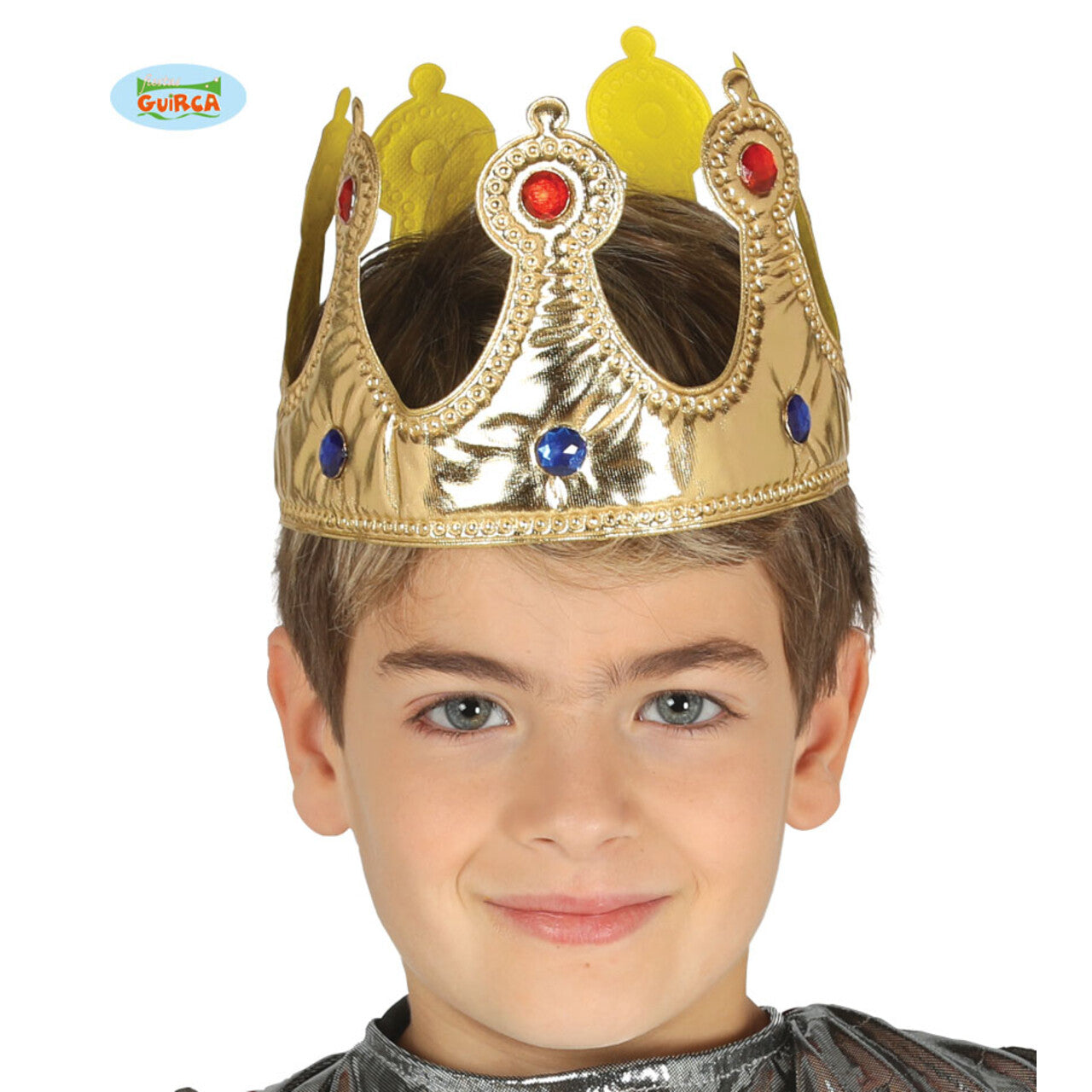 Op deze afbeelding zie je een Accessoires, van het merk Guirca. Stoffen Kroon Rijke Koning