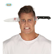 Op deze afbeelding zie je een Accessoires, van het merk Guirca. Slagersmes Dwars Door Het Hoofd