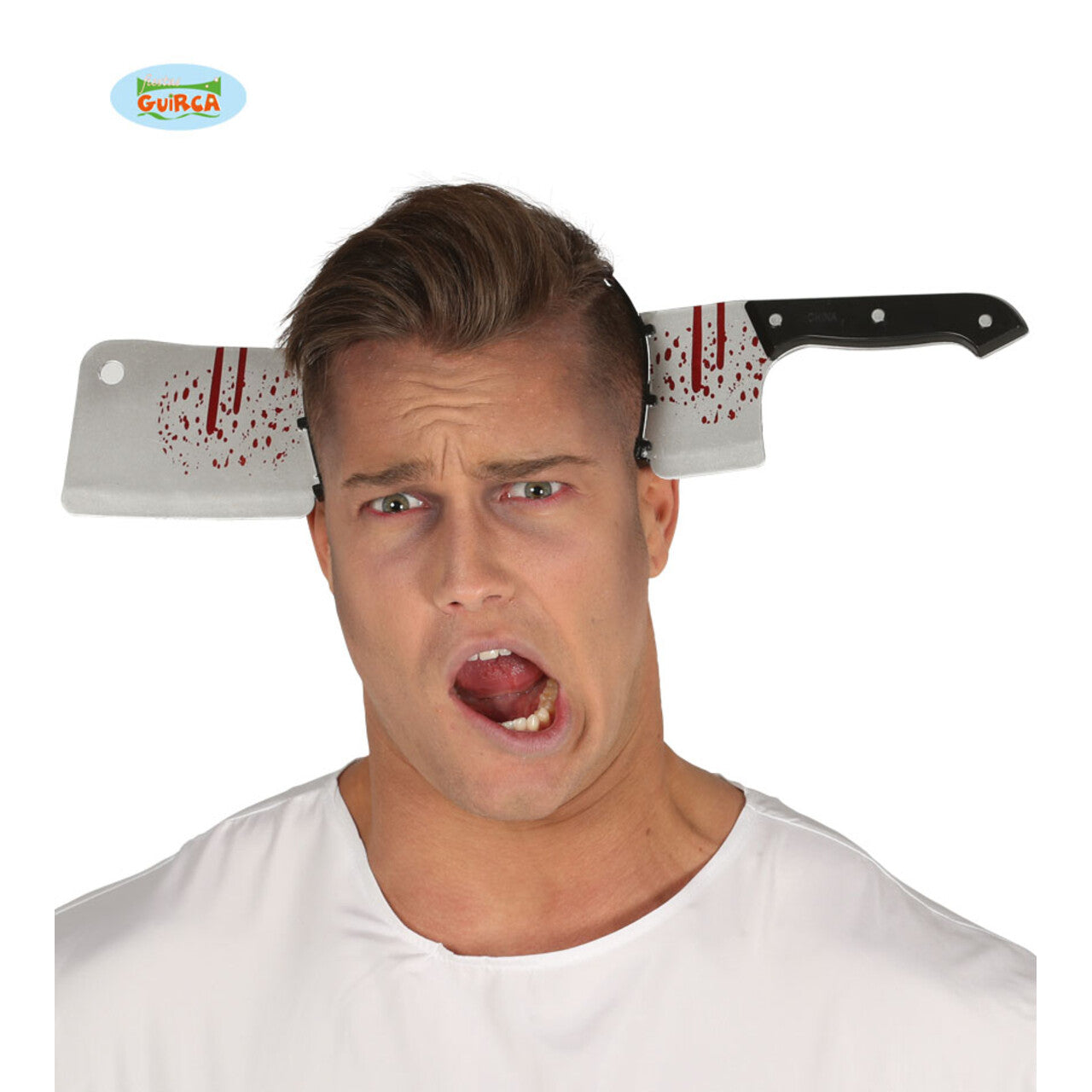 Op deze afbeelding zie je een Accessoires, van het merk Guirca. Hakmes Dwars Door Het Hoofd