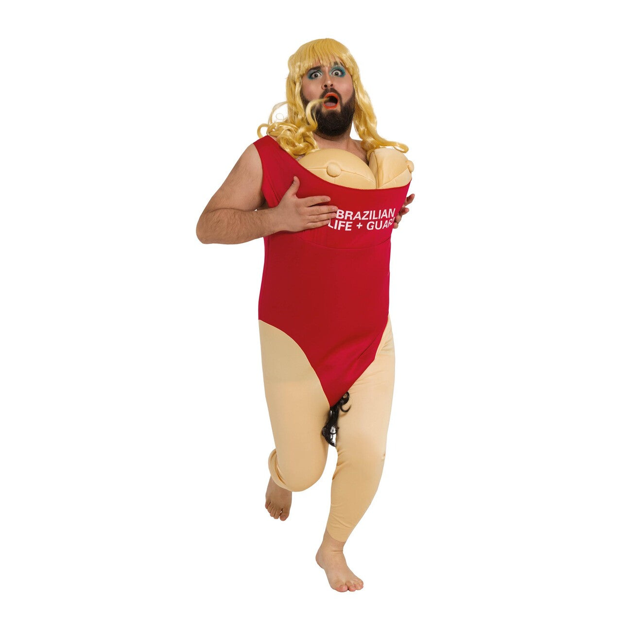 Op deze afbeelding zie je een Kostuums, van het merk Guirca. Onsmakelijke Lifeguard Man Kostuum