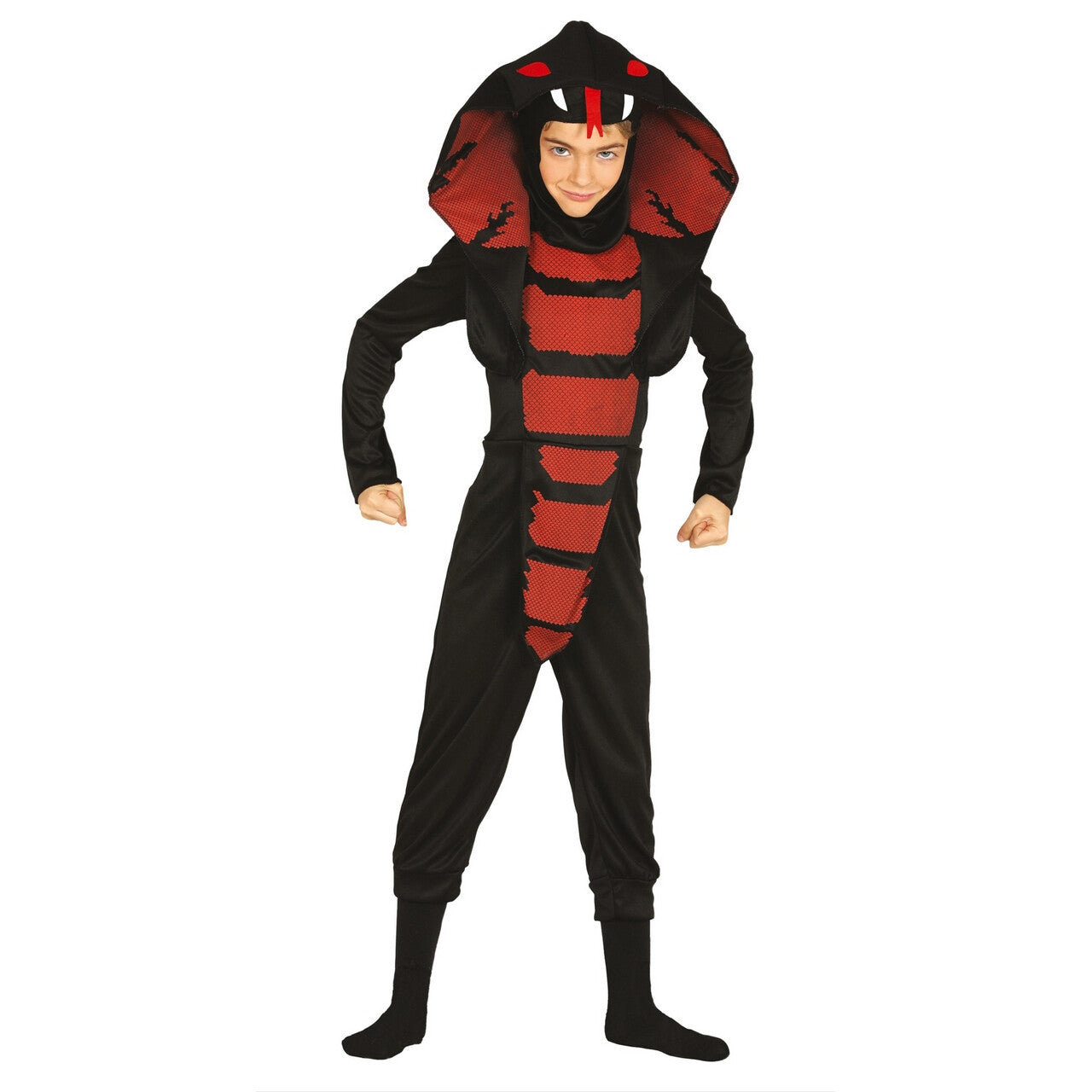 Op deze afbeelding zie je een Kostuums, van het merk Guirca. Giftige Cobra Ninja Jongen Kostuum
