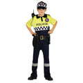 Strenge Verkeerspolitie Agent Jongen Kostuum