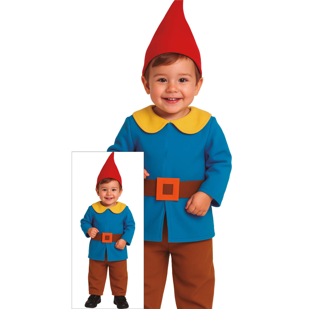 Op deze afbeelding zie je een Kostuums, van het merk Guirca. Ukkie Dwerg Jongen Kostuum