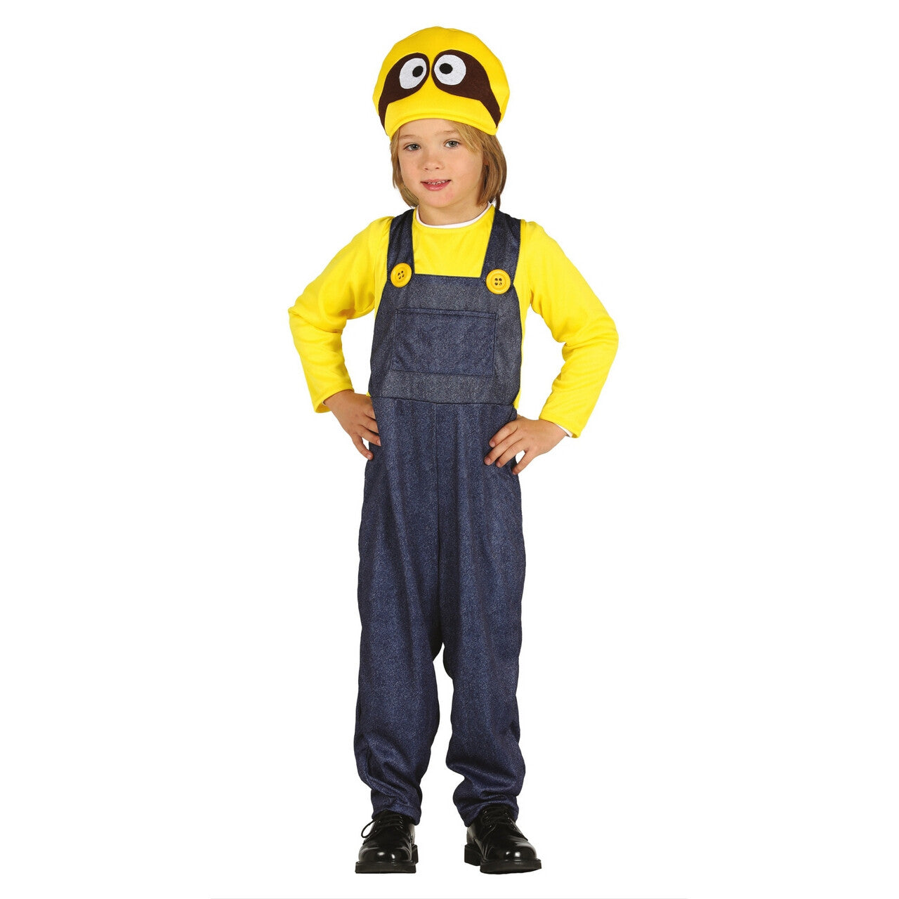 Op deze afbeelding zie je een Kostuums, van het merk Guirca. Mijnwerker Goudmijn Kind Kostuum