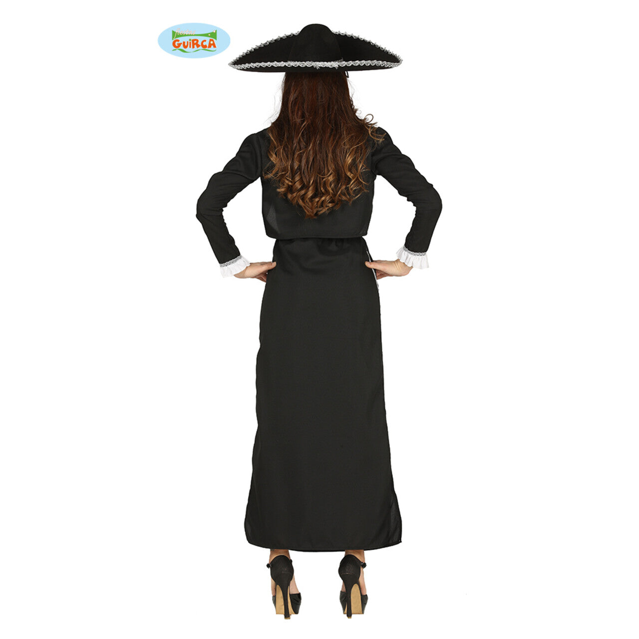 Op deze afbeelding zie je een Kostuums, van het merk Guirca. Maria Mariachi Vrouw Kostuum