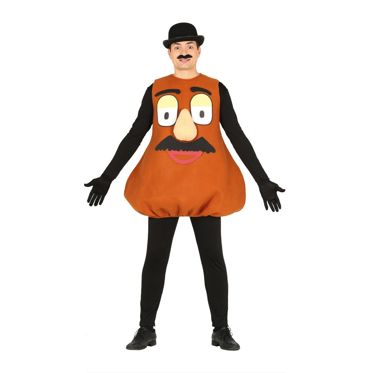 Op deze afbeelding zie je een Kostuums, van het merk Guirca. Aardappel Hoofd Kostuum