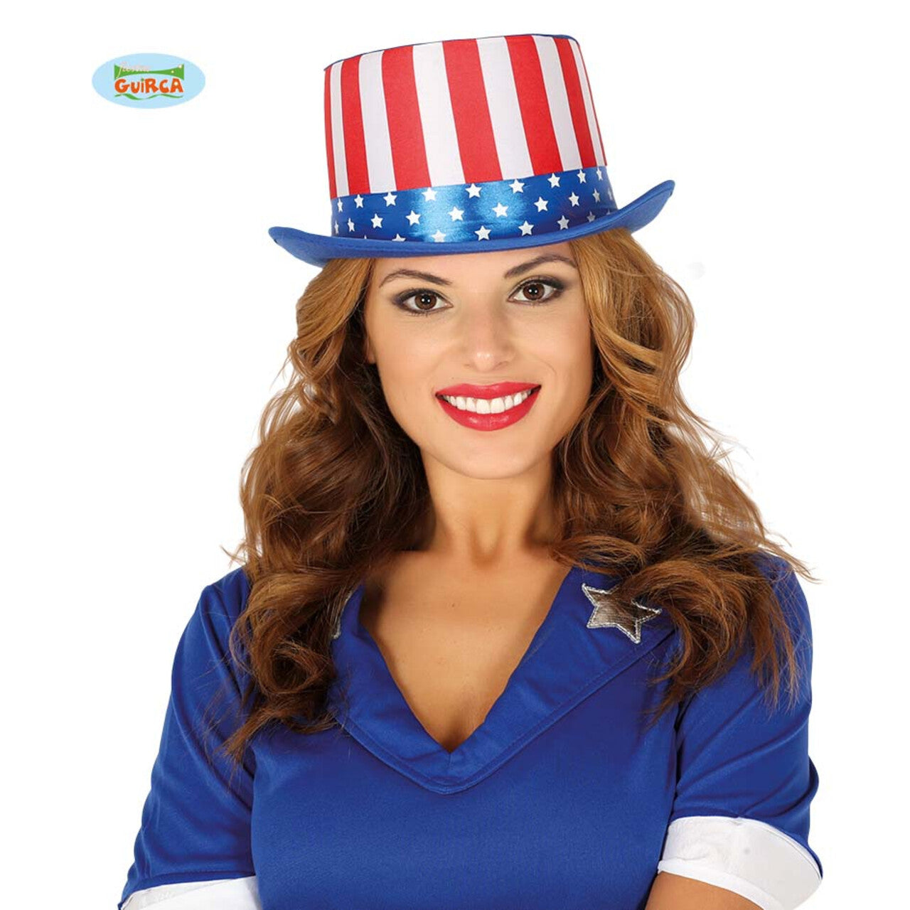 Op deze afbeelding zie je een Accessoires, van het merk Guirca. Hoed Stars And Stripes Sam