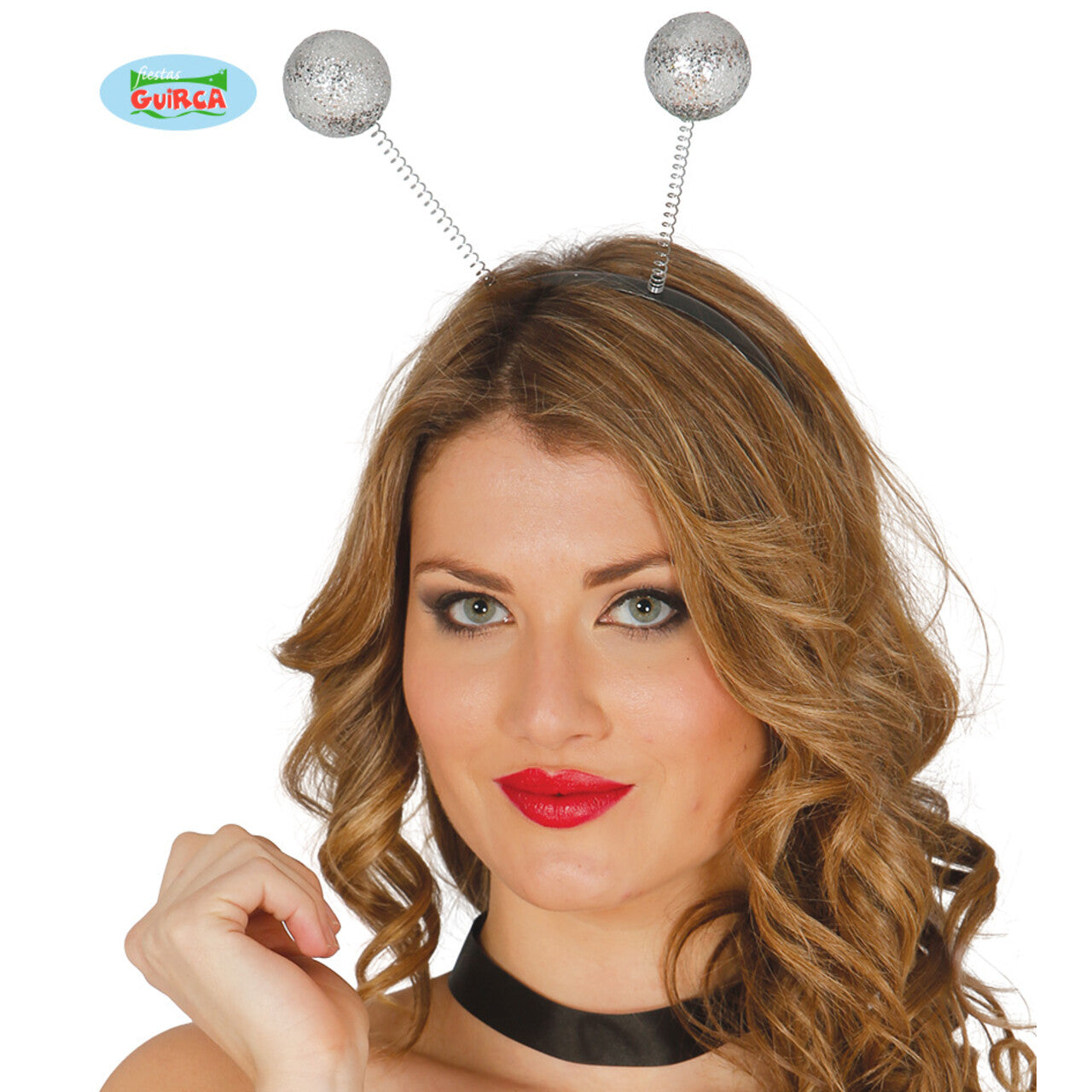 Op deze afbeelding zie je een Accessoires, van het merk Guirca. Bopper Zilveren Glitter Ballen