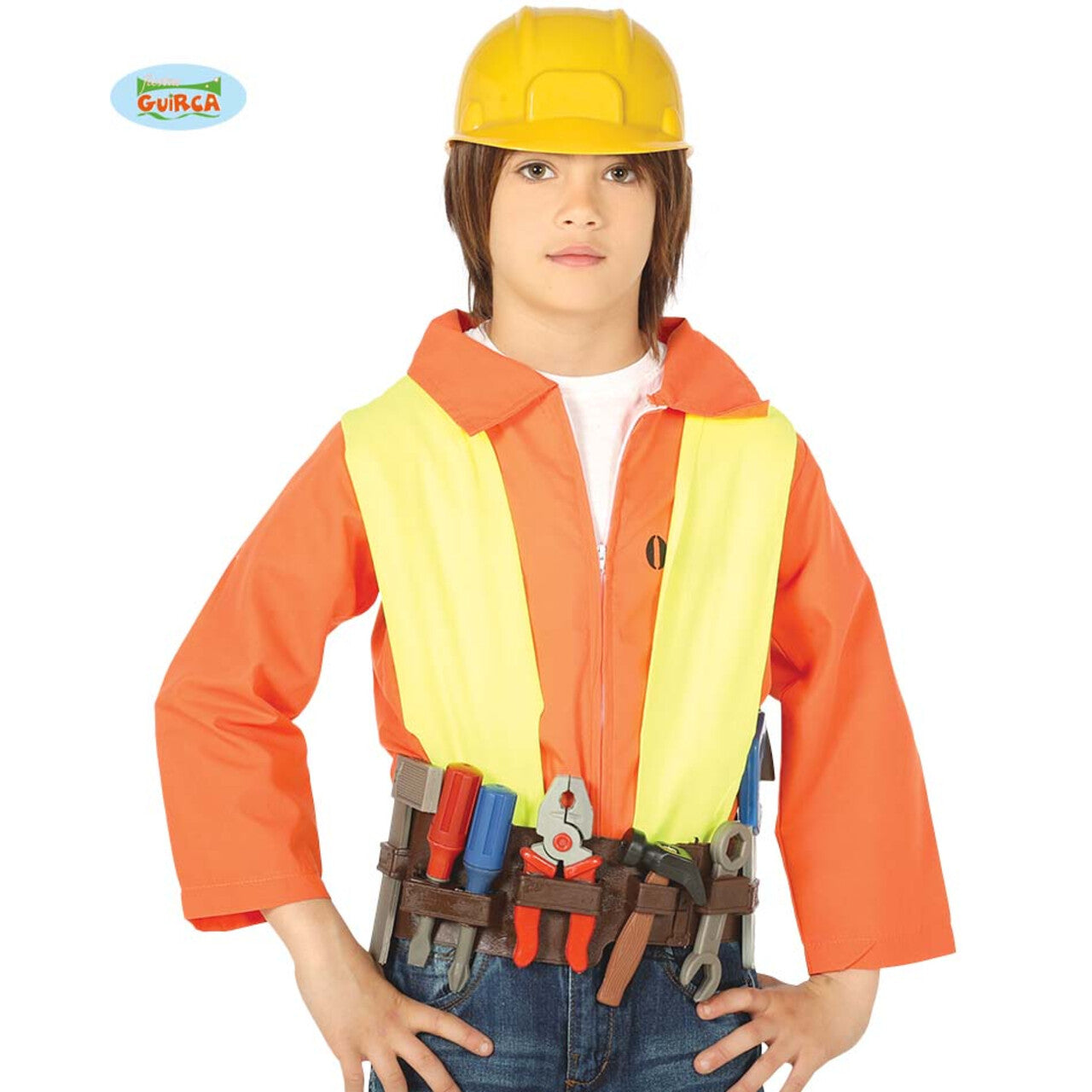 Op deze afbeelding zie je een Accessoires, van het merk Guirca. Complete Set Bouwvakker 8 Delig