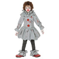 Niet Leuke Bloederige Clown Kind Kostuum