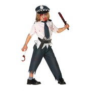 Op deze afbeelding zie je een Kostuums, van het merk Guirca. Uit De Hand Gelopen Arrestatie Politie Zombie Jongen Kostuum