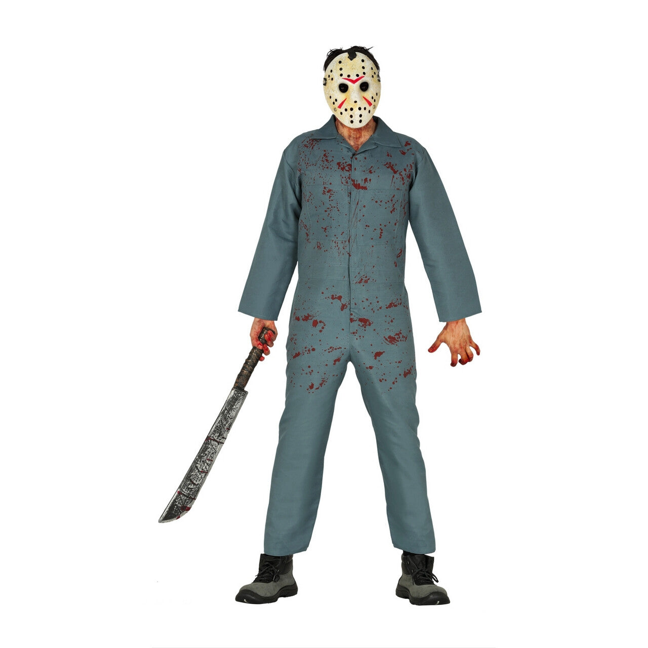 Op deze afbeelding zie je een Kostuums, van het merk Guirca. Losgeslagen Psychopaat Man Kostuum