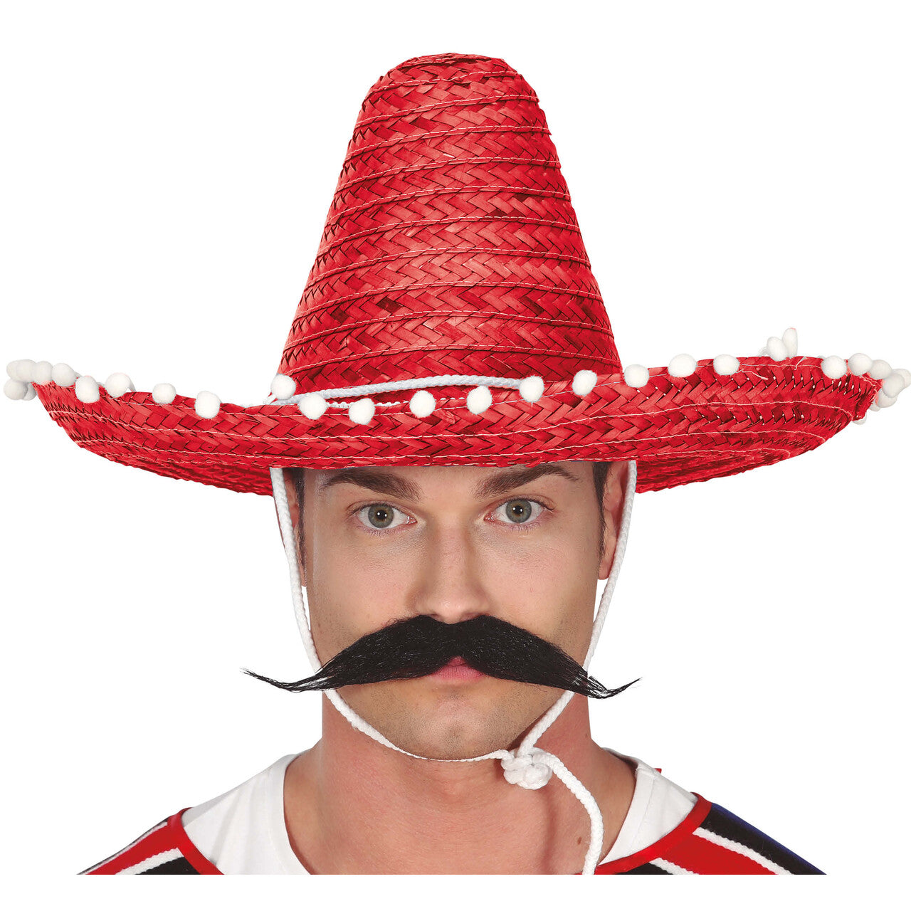 Op deze afbeelding zie je een Accessoires, van het merk Guirca. Ola Alejandro Rood Sombrero 45 Cm