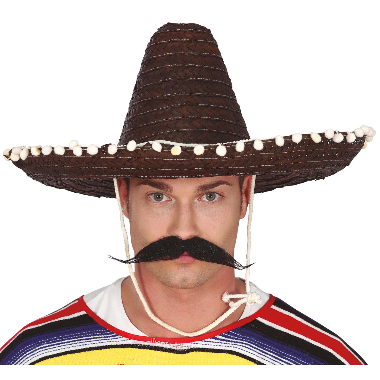 Op deze afbeelding zie je een Accessoires, van het merk Guirca. Sombrero Santiago Zwart 50 Cm