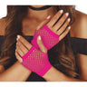 Retro Neon Roze Visnet Handschoenen