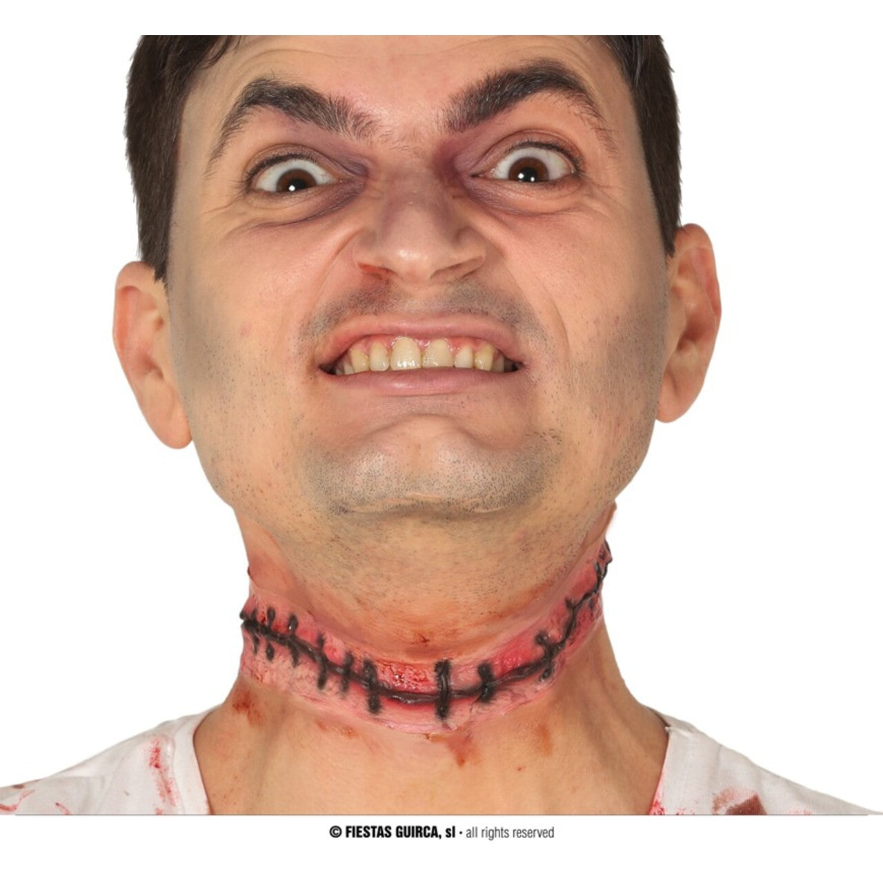 Op deze afbeelding zie je een Accessoires, van het merk Guirca. Halloween Horror Neklitteken 25 Cm