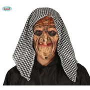 Op deze afbeelding zie je een Accessoires, van het merk Guirca. Latex Masker Oerlelijke Heks Met Hoofddoek